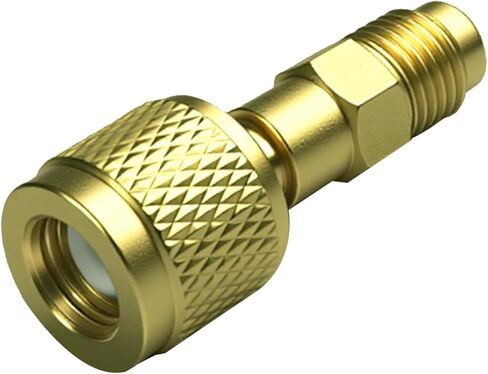 2PCS A2L R32 R454B محول التبريد نحاس ، 1/4 "أنثى إلى 1/4" ذكور عكسي الخيط العكسي HVAC توصيلات سريعة الخسارة منخفضة ل R32 R454B A2L خزانات المبرد المصغرة أنظمة تقسيم مصغرة in Kuwait