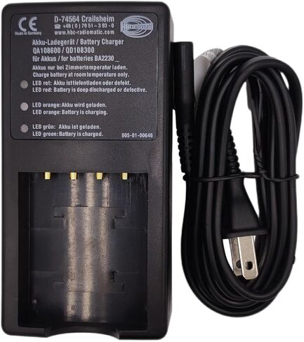 (2 Pieces) for HBC Battery Charger D-74564 for BA223030 2.1Ah 36V Charger QA108600 QD108300 AC 110V ~ 220V in Saudi Arabia
