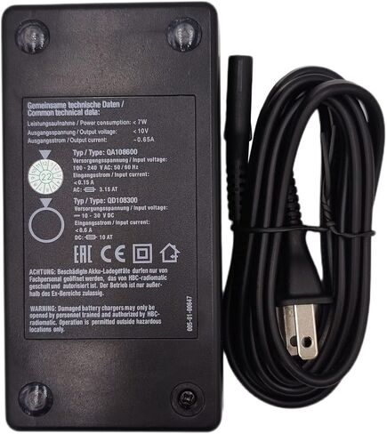 (2 Pieces) for HBC Battery Charger D-74564 for BA223030 2.1Ah 36V Charger QA108600 QD108300 AC 110V ~ 220V in Saudi Arabia
