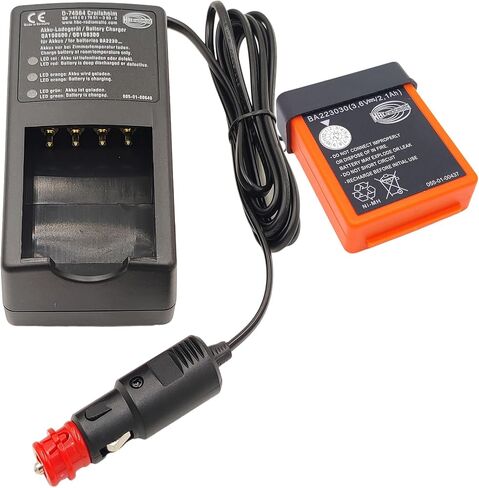 BA223030 3.6V Rechargeable Battery for HBC Sany Crane Remote Control Battery with DC 12V 24V Battery Charger in Saudi Arabia