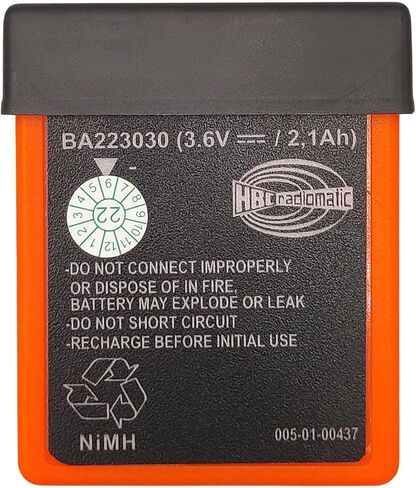 BA223030 3.6V Rechargeable Battery for HBC Sany Crane Remote Control Battery with DC 12V 24V Battery Charger in Saudi Arabia