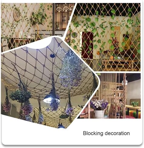 Jute Rope Net Decorative Ceiling Outdoor Climbing Safety in Saudi Arabia