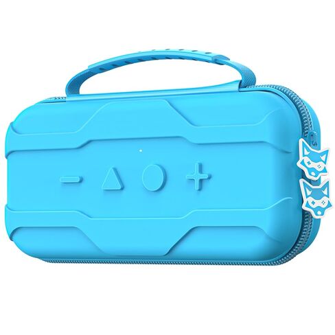 AXYBCOOL Switch 2 Case Compatible with Nintendo Switch 2(2025)/Switch/Switch OLED, Portable Hard Shell Switch 2 Travel Case for Accessories and Games with Cute Fox Shaped Zippers-Black in Saudi Arabia