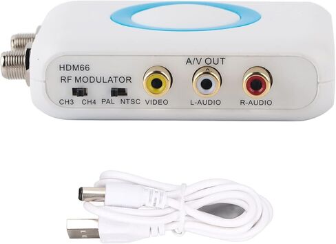 HDM66 HD Modulator hdmi to rf Converter عملية بسيطة احترافية متعددة الوظائف HDM66 HD Modulato، مغير فيديو موثوق، مغير rf لاستبدال التلفزيون المنزلي nan in Kuwait