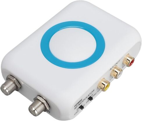 HDM66 HD Modulator, AV RF Modulator Support PAL NTSC TV Format Output, 1080P PLL Control of VHF Operating Frequency, for Local CATV System Home HDMI TV in Saudi Arabia