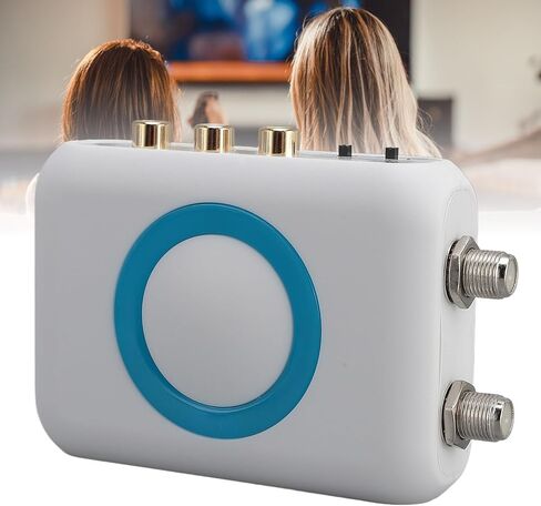 HDM66 HD Modulator, AV RF Modulator Support PAL NTSC TV Format Output, 1080P PLL Control of VHF Operating Frequency, for Local CATV System Home HDMI TV in Saudi Arabia