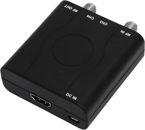 Pomya HDMI to RF Modulator, HDMI Coaxial Converter NTSC Format Support, RF Modulator Adapter for Home TV Game Console in Saudi Arabia