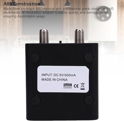 Pomya HDMI to RF Modulator, HDMI Coaxial Converter NTSC Format Support, RF Modulator Adapter for Home TV Game Console in Saudi Arabia