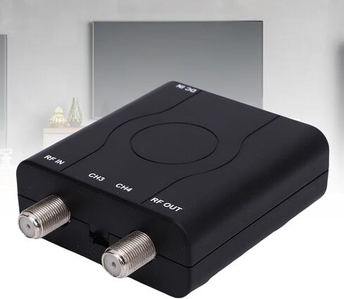 HDMI RF Modulator Adapter, RF Modulator HDMI Coaxial Converter, HDM61 1080P PAL HD Control Converter for NTSC Format Output Home TV Game Console in Saudi Arabia