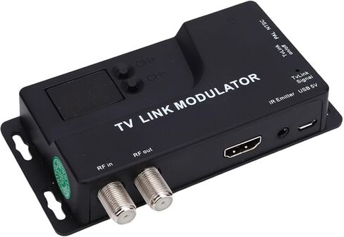 Zunate RF Modulator، 471.25MHz885.25MHz 1080P HD محول محوري يدعم تنسيقات NTSC PAL HDMI 1.4 إلى محول RF لوحدة التحكم في الألعاب التلفزيونية وصندوق الأقمار الصناعية DVD PC in Kuwait