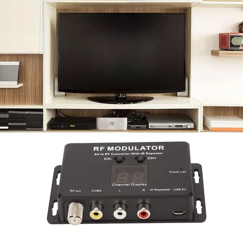 مغير التردد اللاسلكي لتحويل AV إلى RF، إعداد عالمي متوافق مع NTSC PAL in Kuwait