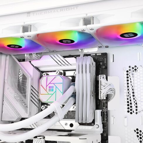 Thermalright Aqua Elite 360 White V3 Water Cooling CPU Cooler 3 PWM ARGB Fans with S-FDB Bearings,Efficient PWM Controlled Pump,for AMD/AM4/AM5, Intel LGA1150/1151/1200/2011/1700, (AE360 White V3) in Saudi Arabia
