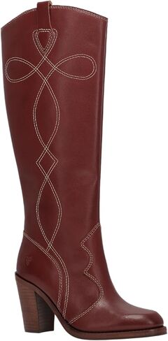 حذاء Frye النسائي Corinne Tall Deco Stitch الأنيق in Saudi Arabia