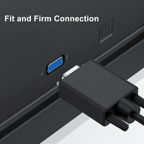 Vanjua DisplayPort to VGA Cable, 1.8M/5.9FT Display Port of Computer/Laptop to VGA of Monitor/Projector Adapter (Not Bidirectional) in Saudi Arabia