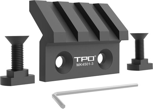 TPO Mlock 45 Degree Offset Rail Mount, 3 Slot/5 Slot Offset Side Flashlight/Optic Picatinny Weaver Rail Section Mount in Saudi Arabia