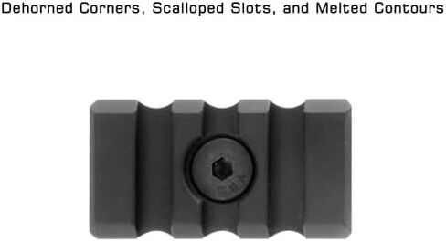 UTG MTURS10S PRO 3-Slot Picatinny Rail Section, Matte Black in Saudi Arabia