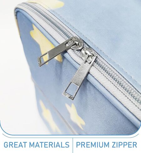 Breastmilk Cooler Bag with Ice Pack, Large Insulated Breast Pump Bottle Storage, Portable Baby Bottle Cooler for Travel, Beautiful Star Design in Saudi Arabia