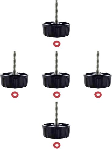 5 Pack Screws Nuts Caps for Fishing Spinning Reels Knob Power Handle Grip in Saudi Arabia