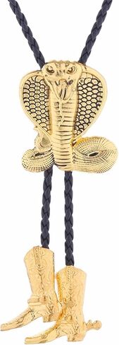 Western Bolo Tie for Men Vintage Cowboy Cowgirl Rodeo Gold Eagle Bolo Tie for Women in Saudi Arabia