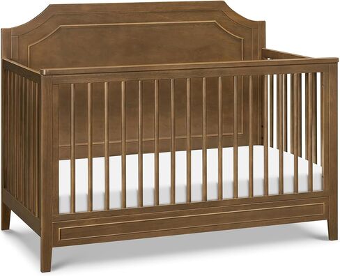Davinci Chloe Regency 4-in-1 Convertible Crib in Walnut, Greenguard Gold Certified in Kuwait