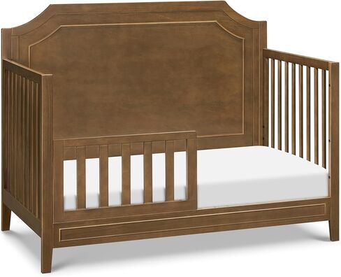 Davinci Chloe Regency 4-in-1 Convertible Crib in Walnut, Greenguard Gold Certified in Kuwait