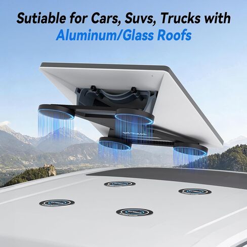 4PCS Starlink Mini/Gen 3 Magnetic Mount Plates, Adhesive Metal Plate Magnetic Pads for Satellite Dish Magnetic Car Mount, Starlink Mounting Accessory for Car Truck SUV Aluminum/Glass Cab Roof in Saudi Arabia