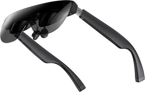 AiRA XR/AR Glasses with 160" 45°FOV 120Hz 5000 Nits, Myopia Adjust, Ultra-Wide Resolution Video Display Glasses for iPhone 17/16/15, Steam Deck, ROG, Switch, Mac, PC, Android & iOS, Black in Saudi Arabia