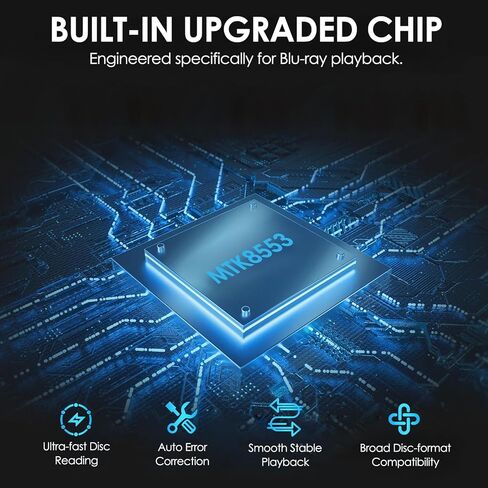 مشغل BLU RAY، مشغل أقراص Blu-ray عالي الدقة 1080 بكسل للتلفزيون/جهاز العرض والمسرح المنزلي مشغل أقراص Blu Ray يدعم أقراص Blu-ray المنطقة A/1، وأقراص DVD لجميع المناطق، وتشغيل القرص الصلب U، مخرج HDMI/AV/محوري in Kuwait