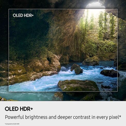 تلفزيون سامسونج الذكي فئة 48 بوصة OLED S90F 4K (موديل 2025) معالج NQ4 AI Gen3، 4K AI Upscaling Pro، OLED HDR +، Motion Xcelerator 144 هرتز، Samsung Vision AI، Alexa مدمج in Saudi Arabia