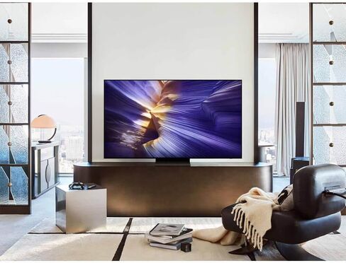 تلفزيون سامسونج الذكي فئة 48 بوصة OLED S90F 4K (موديل 2025) معالج NQ4 AI Gen3، 4K AI Upscaling Pro، OLED HDR +، Motion Xcelerator 144 هرتز، Samsung Vision AI، Alexa مدمج in Saudi Arabia