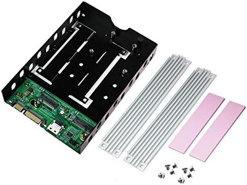 كابلات Micro SATA | Slimline SAS وSATA مقاس 3.5 بوصة إلى M.2/M.3 NVMe SSD Caddy in Saudi Arabia