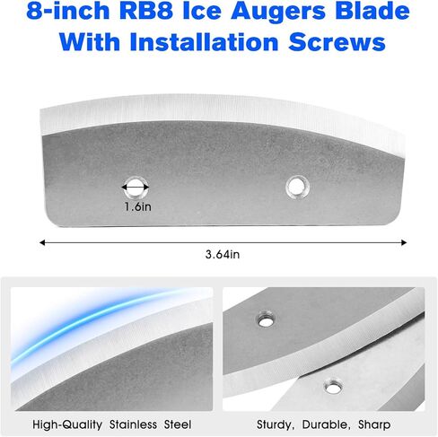 8 Inch Hand Auger Blades RB8 Replacement Eskimo Hand Augers, 8" Eskimo Pistol Bit in Saudi Arabia