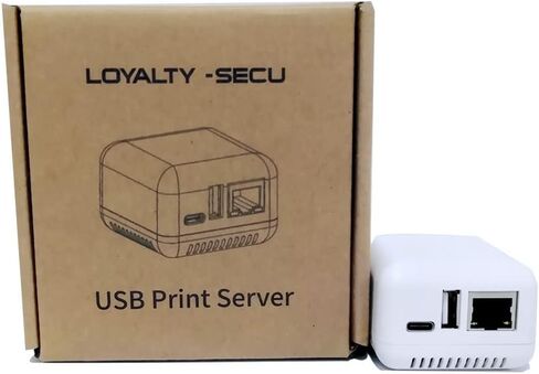 Blue~Tooth USB Print Server - Wireless Printer Sharing for Windows & Android - Supports LAN and Blue~Tooth Printing,Turns Old USB Printer into Blue~Tooth Printer. in Saudi Arabia