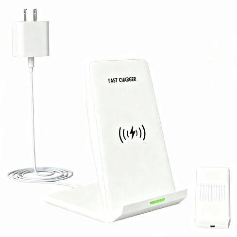 محطة شحن لاسلكية، حامل شحن لاسلكي للمكتب بقدرة 15 وات ومحول USB C بقدرة 20 وات لأجهزة Apple iPhone 17 Pro/17/17/Air/16 Pro/16E/16 Plus/15/14/13، وSamsung Galaxy S25/S24/S23/S22/Z Flip Fold/Note 20، وGoogle إلخ in Kuwait