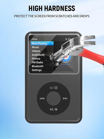 واقي شاشة مشغل MP3 لـ Innioasis Y1، طبقة مقاومة للصدمات عالية الدقة، 3 عبوات (ليست من الزجاج المقسى) in Kuwait