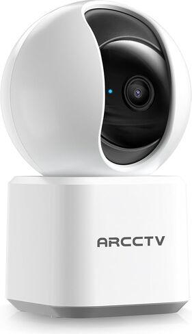 ARCCTV Pet Camera for Home Security Indoor, 4MP HD, 360°View PTZ, 5G WiFi | Motion Tracking, 24/7 Recording, 2-Way-Audio, Dual-Band-WiFi, Infrared Night Vision, Security Baby Camera with Phone App in Saudi Arabia