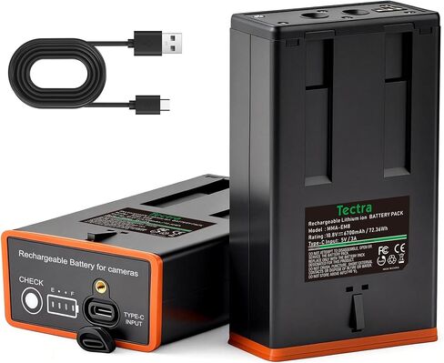 Tectra Rechargeable Battery for Edge Series Cellular Trail Camera, 6700mAh Lithium-Ion Battery Compatible with Moultrie Edge, Edge PRO, Edge 2, Edge 2 PRO Hunting Cameras in Saudi Arabia