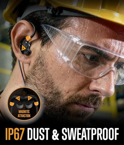 GLORYFIRE Bluetooth Shooting Ear Protection Earplugs,Shooting Ear Buds for Hearing Protection, Noise Reduction Ear Protection for Gun Range(Matte Black) in Saudi Arabia