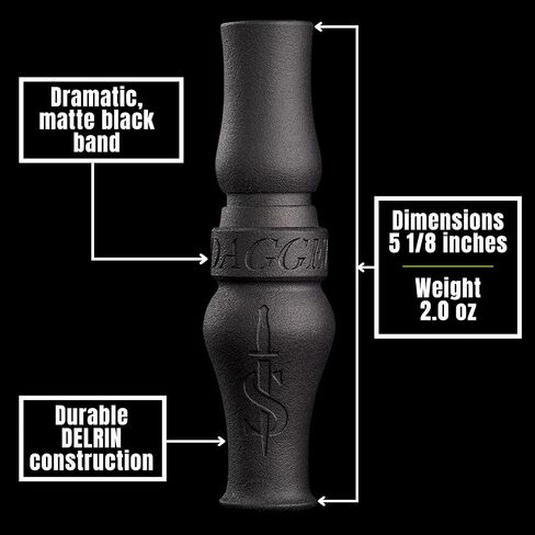 The Dagger Goose Call | Realistic Sound | Great for Beginners Goose Call for Hunting Canada Geese | Goose Hunting Accessories in Saudi Arabia