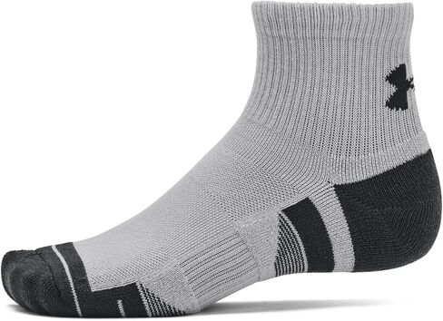 Under Armour 1379510-11-MD للجنسين UA Performance Tech 3 قطع جوارب ربع سنوية Mod Gray MD in Saudi Arabia