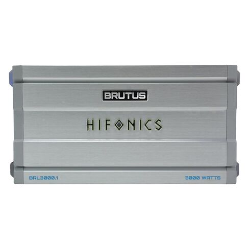Hifonics Brutus BRL3000.1 مضخم صوت أحادي للسيارة يوفر 3000 واط RMS مع مقياس الأشعة فوق البنفسجية المدمج ونظام إدارة الطاقة الذكي. in Saudi Arabia