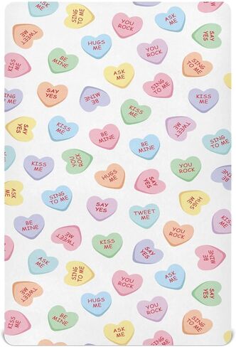 Baby Crib Sheets Pink Santa Claus Crib Sheets for Boys Girls,Neutral Bassinet Toddler Bed Play Sheets Breathable Soft and Portable 52 * 28 * 9in in Saudi Arabia