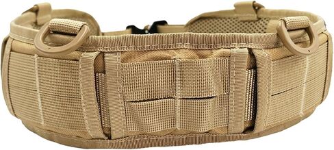 أحزمة أدوات Airsoft لحزام المعركة - تناسب المقاسات من 32 إلى 44 بوصة (كاكي) in Kuwait