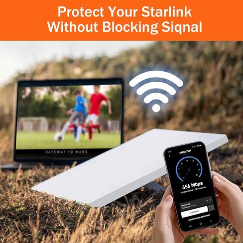 Starlink Mini Case Protective Cover for Starlink Mini Accessories Dish, Liquid Silicone Protector Waterproof for Outdoor Travel Camping Portable All-Round Full Cover Shell Protection-Black in Saudi Arabia