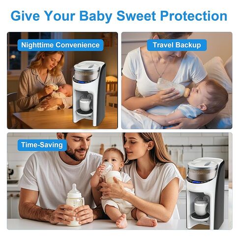 قمع بديل متوافق مع Baby Brezza Formula Pro Advanced، قمع وغطاء بديل، غير مناسب لآلة الخلاط Mini Formula Pro، رمادي (3 عبوات) in Kuwait