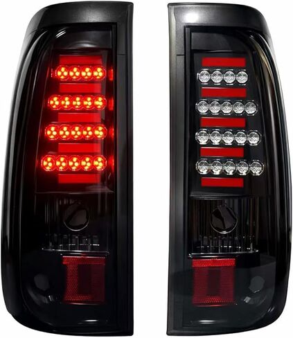 مصباح خلفي LED الكل في واحد لسيارة Chevy Silverado 1500 2500(1999-2002)، 1500HD 2500HD(2001-2002)، GMC Sierra 1500 2500(1999-2003)، 1500HD 2500HD(2001-2003)، نسخة مطورة من مجموعة الضوء الخلفي. in Kuwait