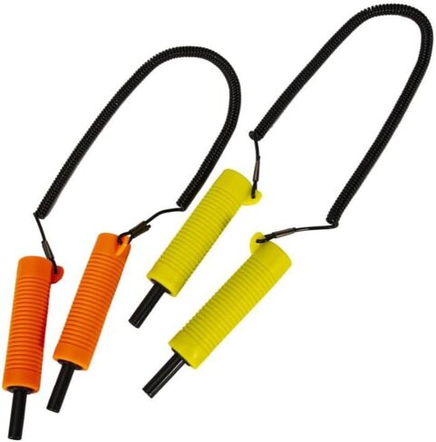 1PC Ice Fishing Retractable Outdoor Handheld Ice Penetrator Anti Drop Shark Spike Fish Grip Quick Retract Winter Hike Tool (Yellow 1PC) in Saudi Arabia