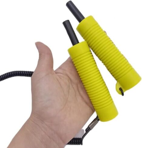 1PC Ice Fishing Retractable Outdoor Handheld Ice Penetrator Anti Drop Shark Spike Fish Grip Quick Retract Winter Hike Tool (Yellow 1PC) in Saudi Arabia