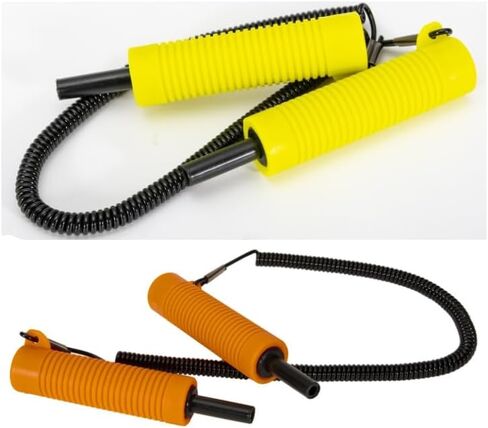 1PC Ice Fishing Retractable Outdoor Handheld Ice Penetrator Anti Drop Shark Spike Fish Grip Quick Retract Winter Hike Tool (Yellow 1PC) in Saudi Arabia