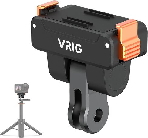 VRIG AC-59 حامل سريع التحرير لـ DJI Osmo 360، محول حذاء بارد بقاعدة مغناطيسية بزاوية قابلة للتعديل متوافق مع DJI Osmo Action 5 Pro/4/3 in Kuwait